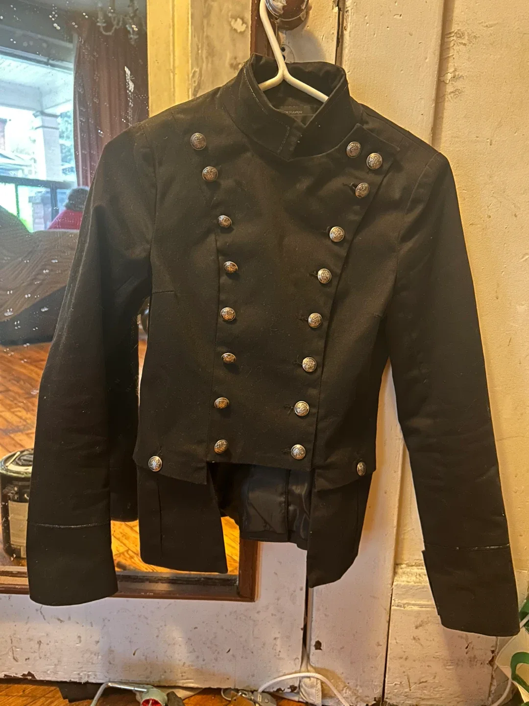 Urban Behavior Black Military Jacket - Size S thumbnail