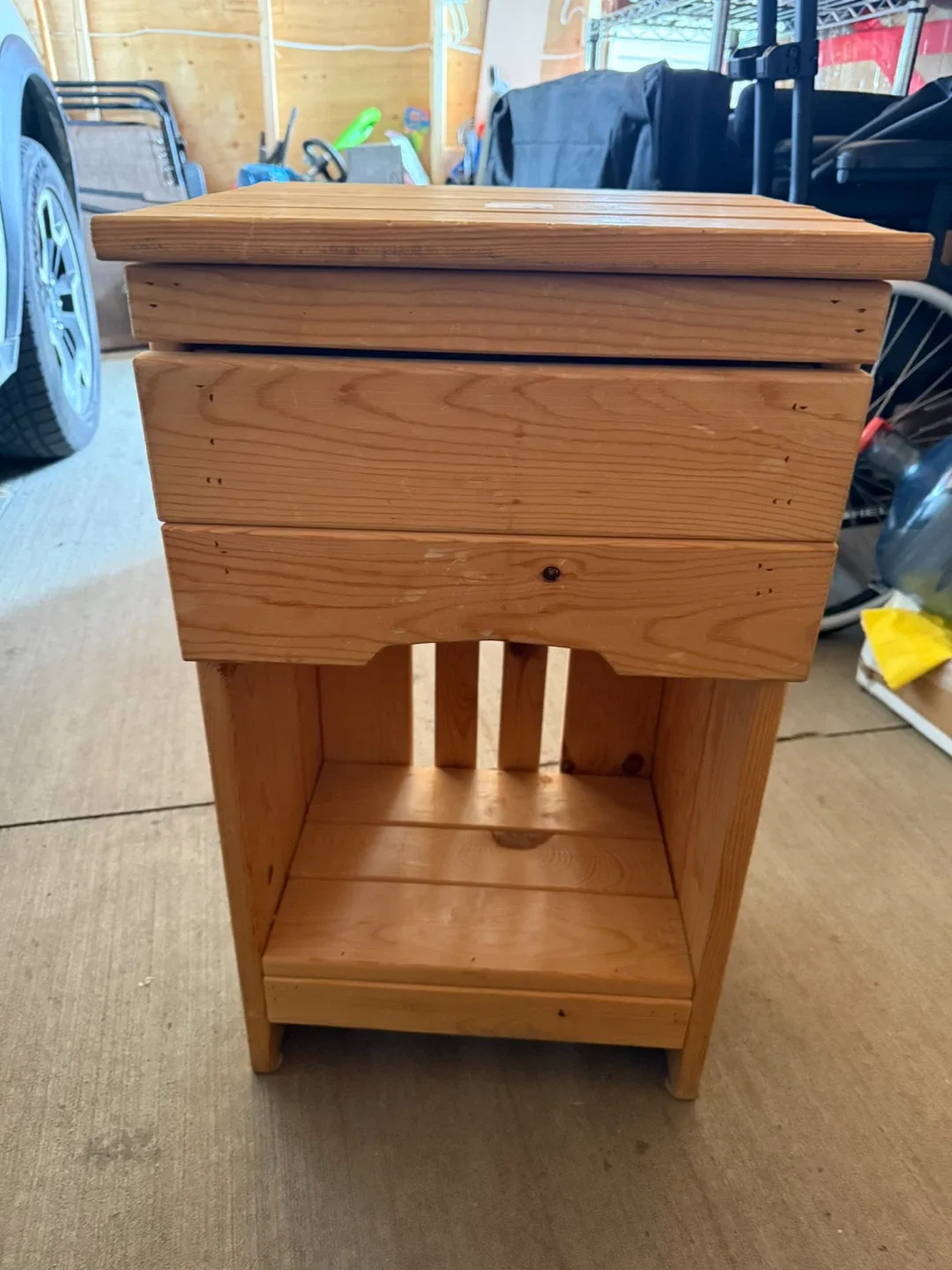 Wooden Side Table/Nightstand thumbnail