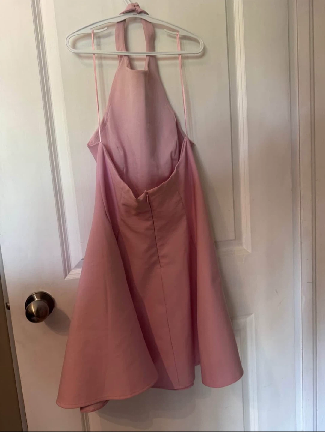 Zara Pink Halter Dress (large) - photo 2