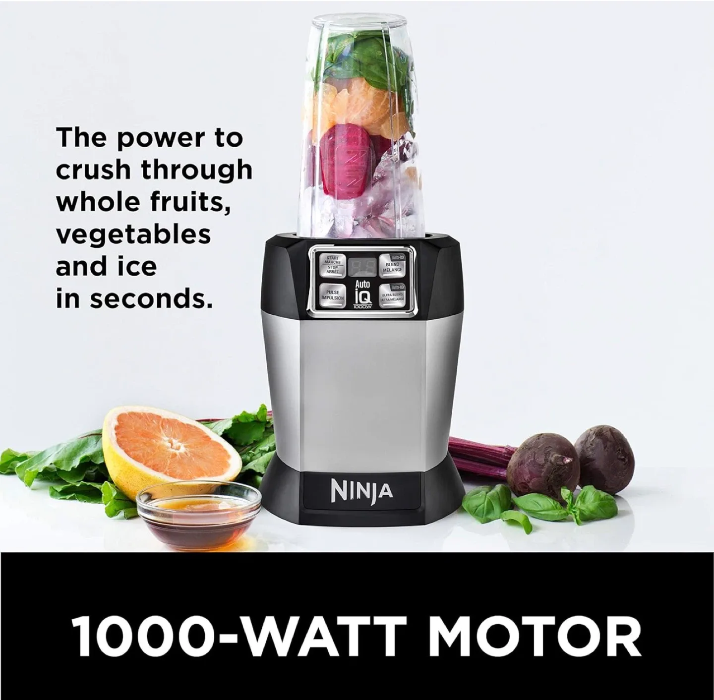 Ninja BL481C Auto-iQ 1000W Blender | 3 Cups + Blades | New image indicator(2)