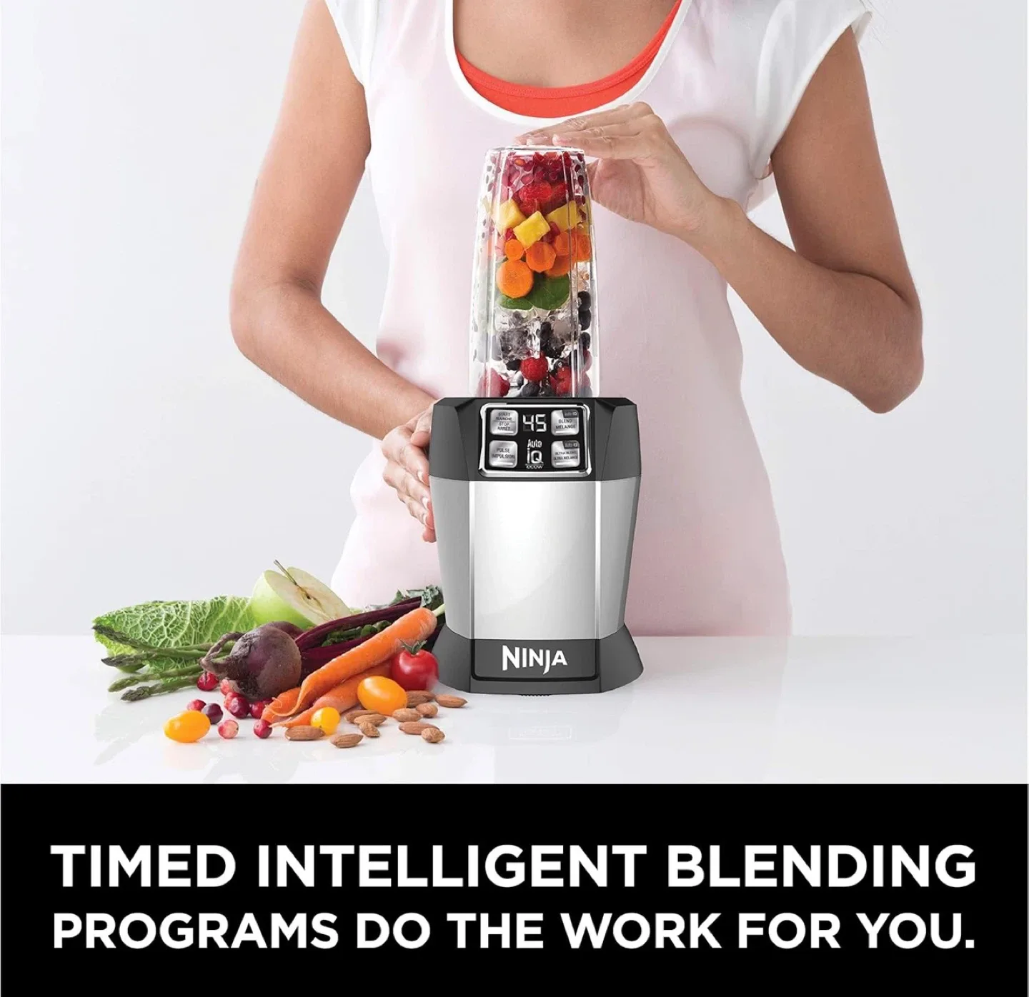 Ninja BL481C Auto-iQ 1000W Blender | 3 Cups + Blades | New image indicator(3)