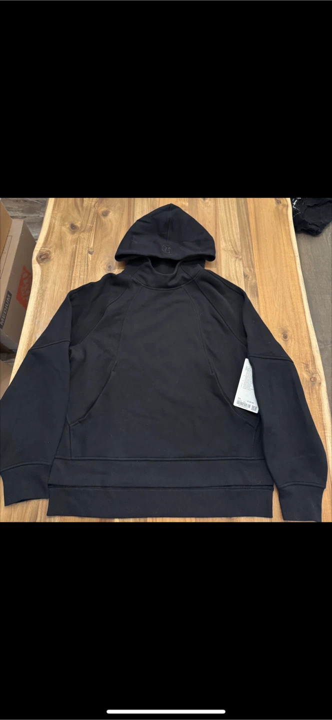 Lululemon Scuba Oversized Side-Slit Hoodie - M/L Black