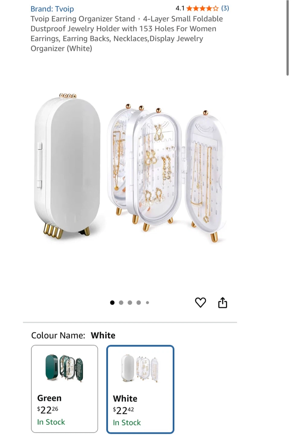 *NEW* QUO Beauty Jewellery Organizer