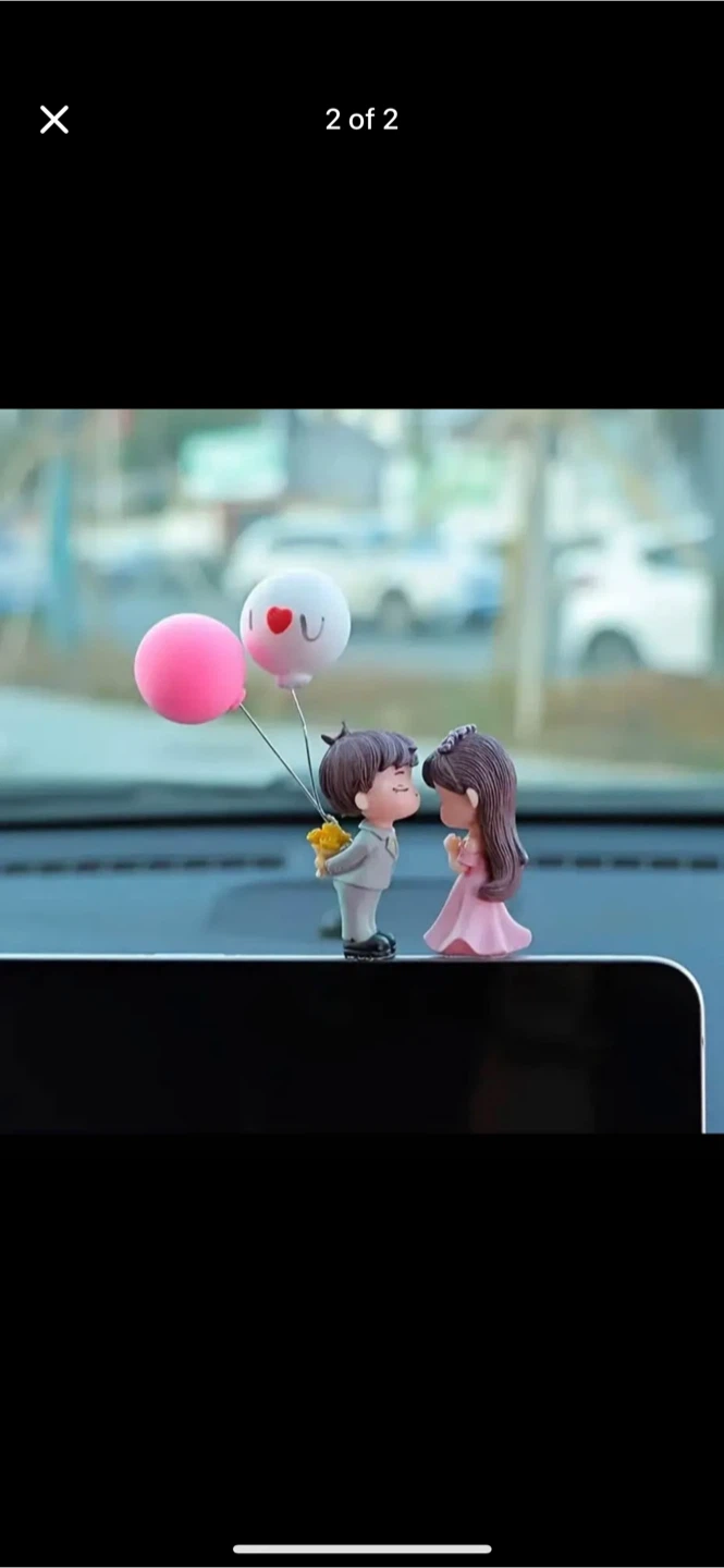 Couple Figurine Car Dashboard Decor - photo 2