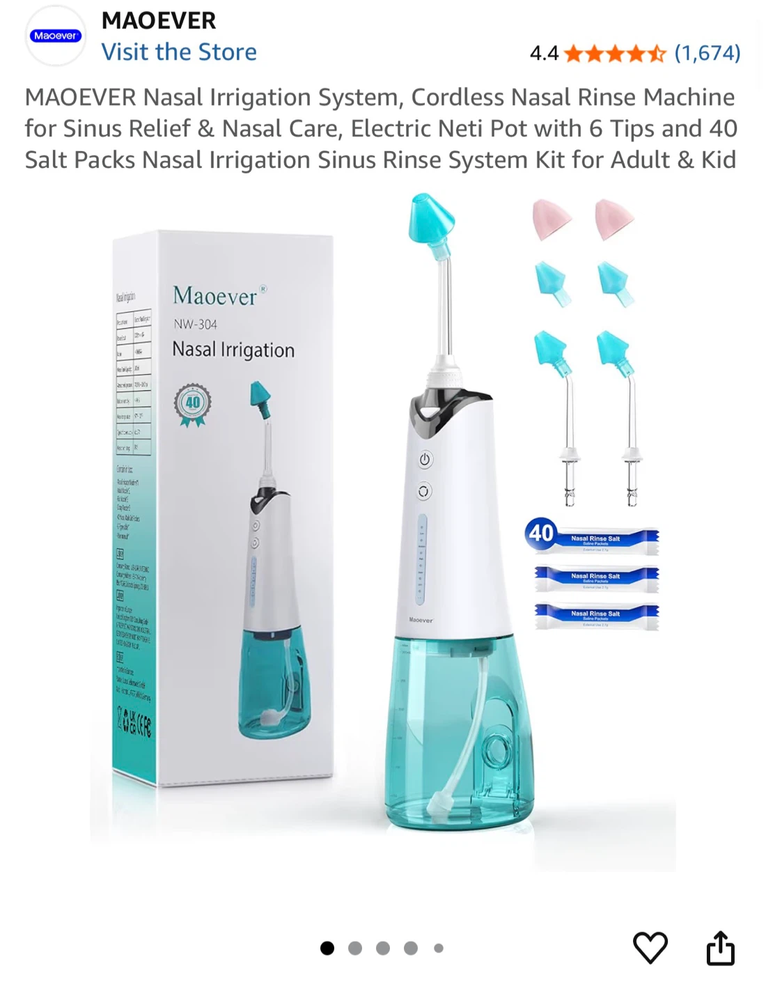 Nasal Irrigation System - New - photo 3