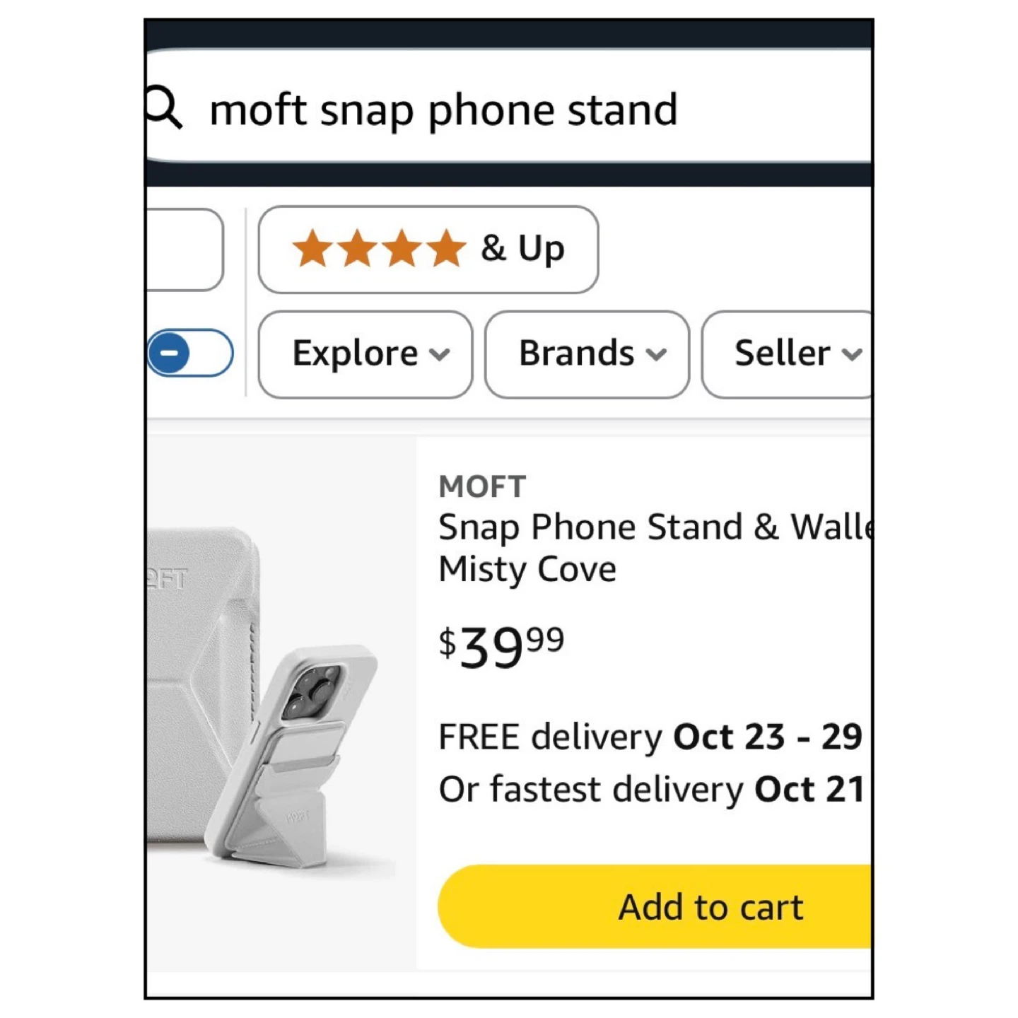 MOFT Magsafe Wallet & Stand (perfect condition) - photo 3