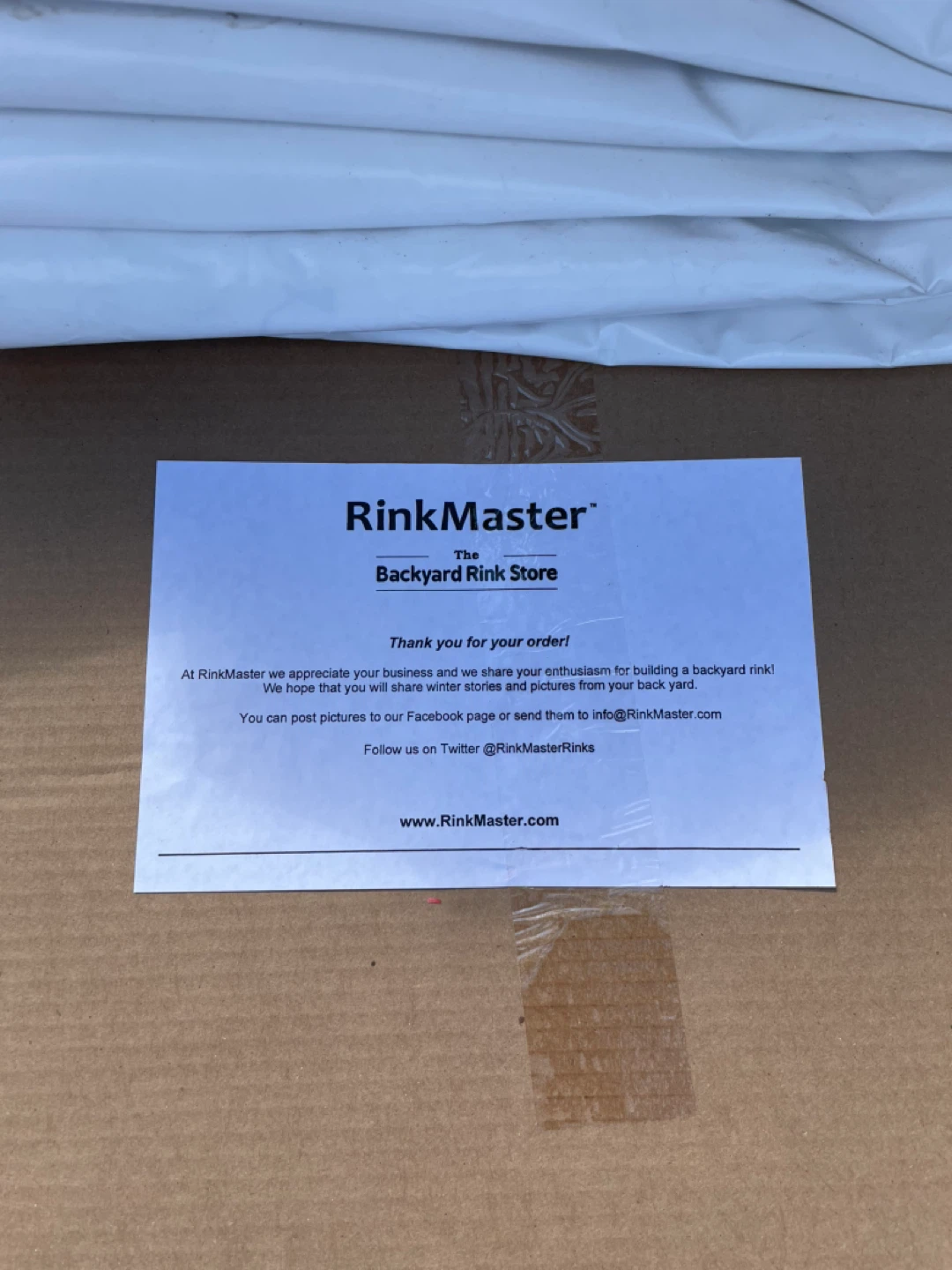 RinkMaster 19' x 30' Backyard Rink Kit - photo 2