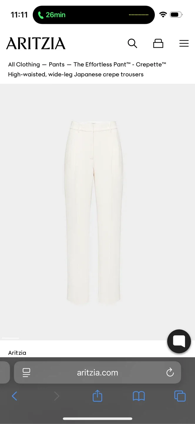 Aritzia Wilfred The Effortless Pant - Size 6 Tall image indicator(3)