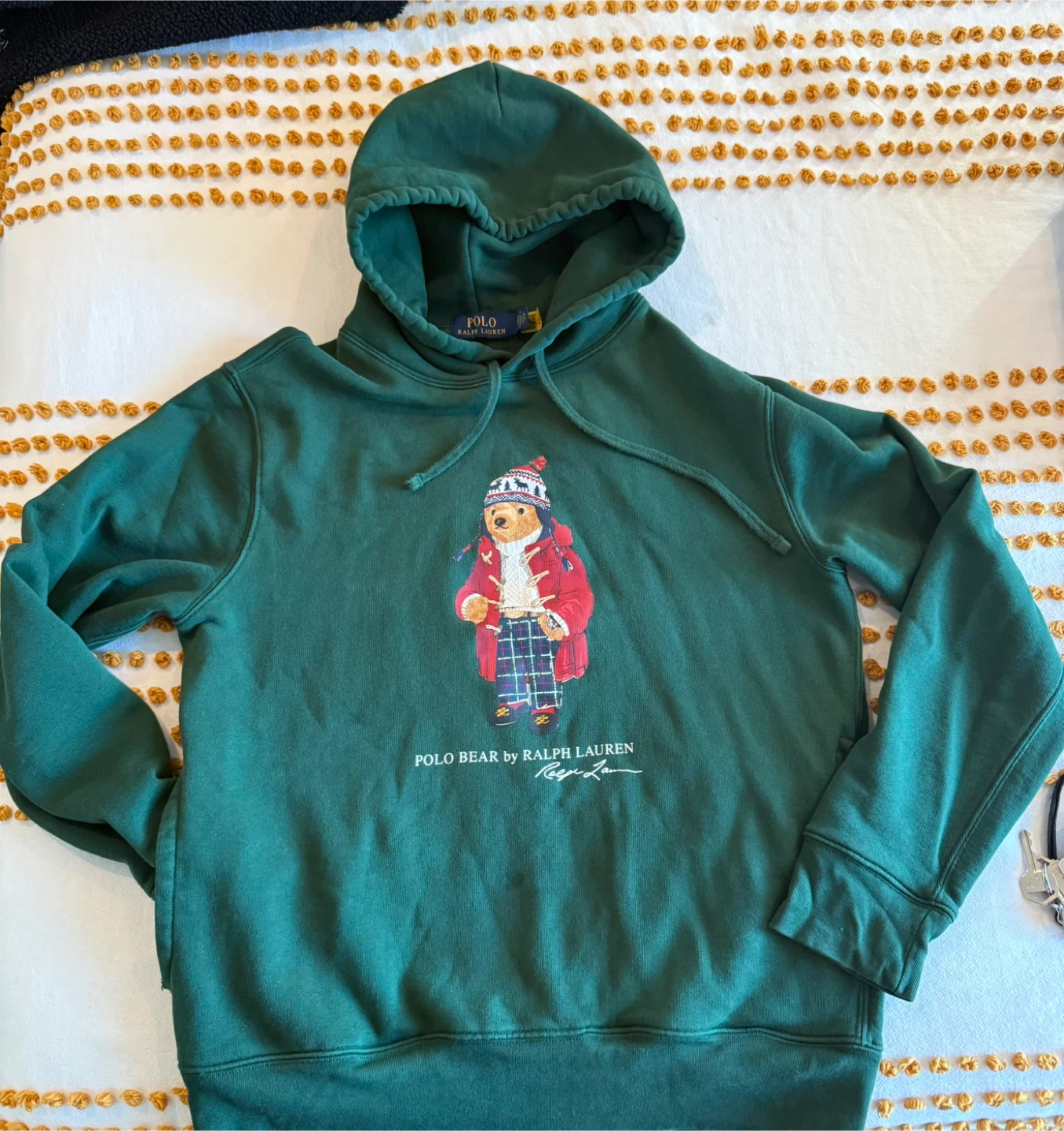 Polo Ralph Lauren Bear Hoodie - Size S