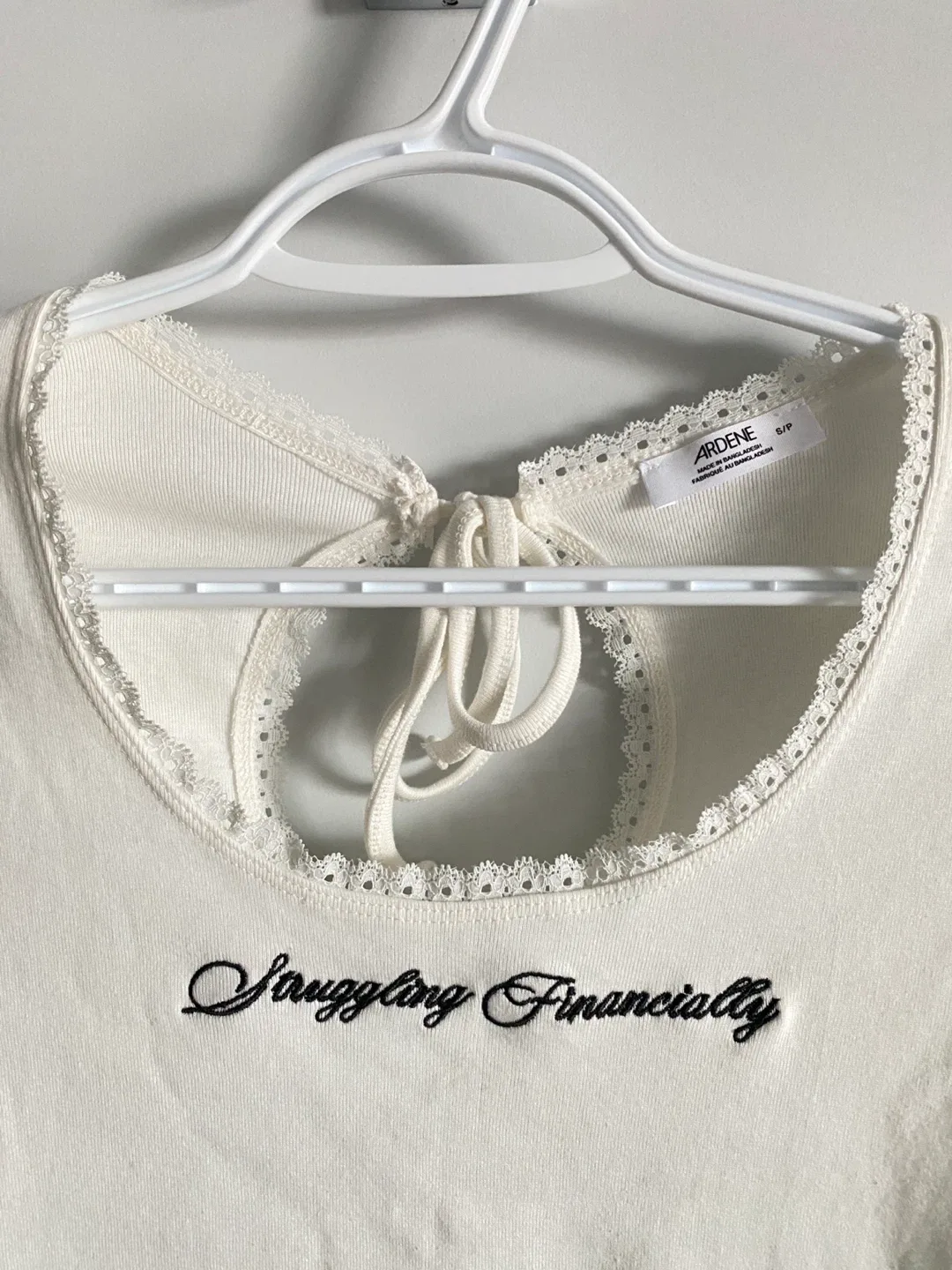 Brand NEW Cute Lace Trim Top image indicator(3)
