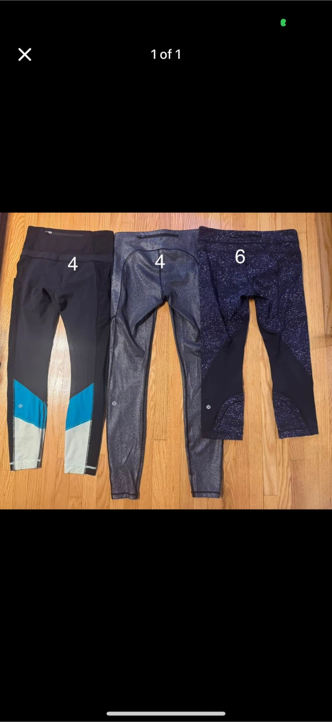 Lululemon Leggings - Size 4 & 6