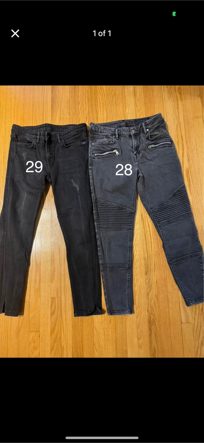 AllSaints women Jeans - Size 28 & 29