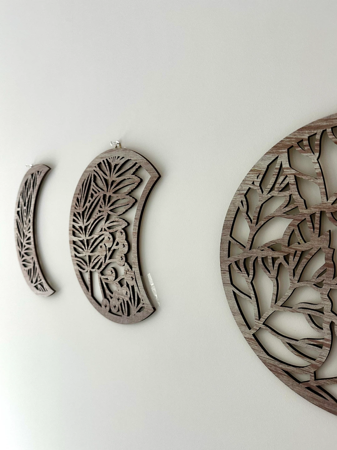 Wooden Moon Phase Wall Decor - photo 3