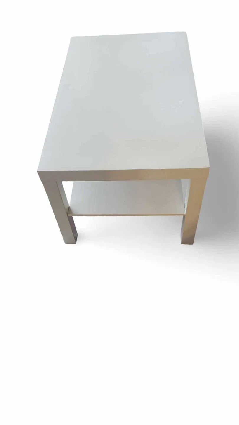 White Coffee Table with Shelf image indicator(4)