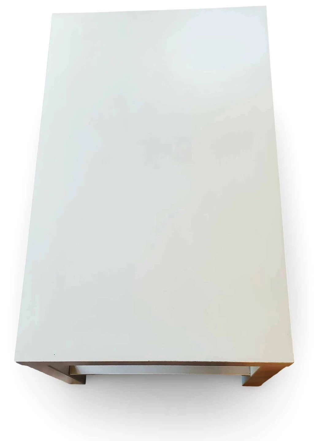 White Coffee Table with Shelf - photo 5