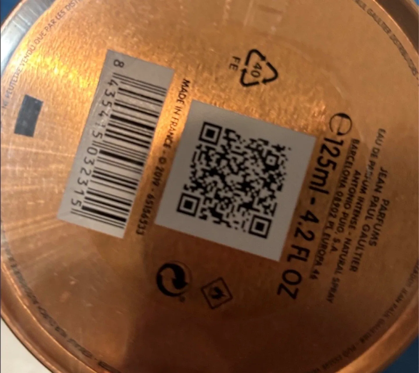 Jean Paul Gaultier Le Male Le Parfum 125ml image indicator(3)