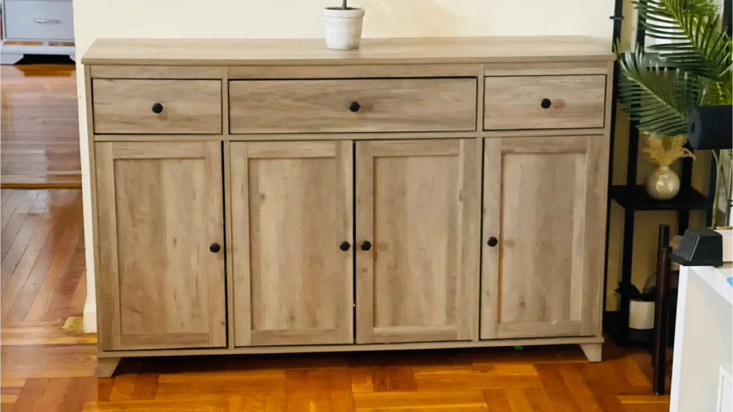 Wood Cabinet with Drawers (Moving Out)