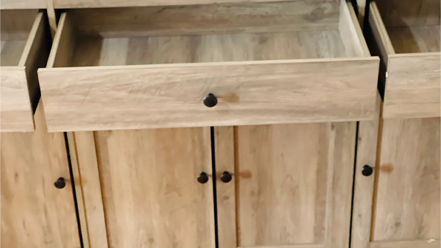 Wood Cabinet with Drawers (Moving Out) - photo 5