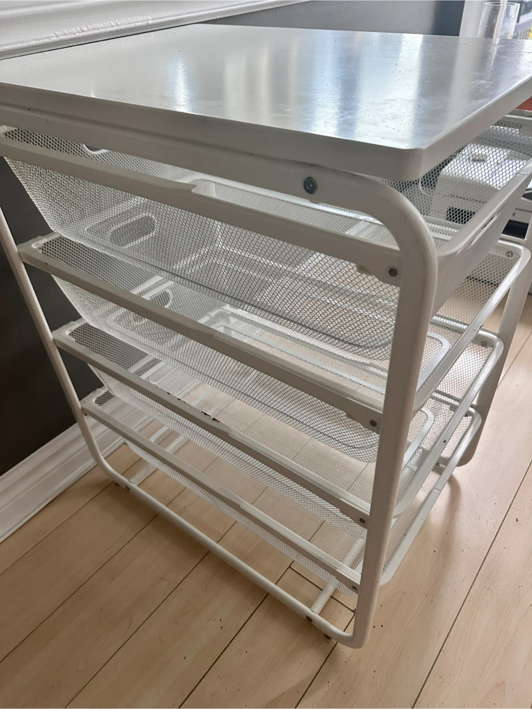 IKEA White Utility Cart