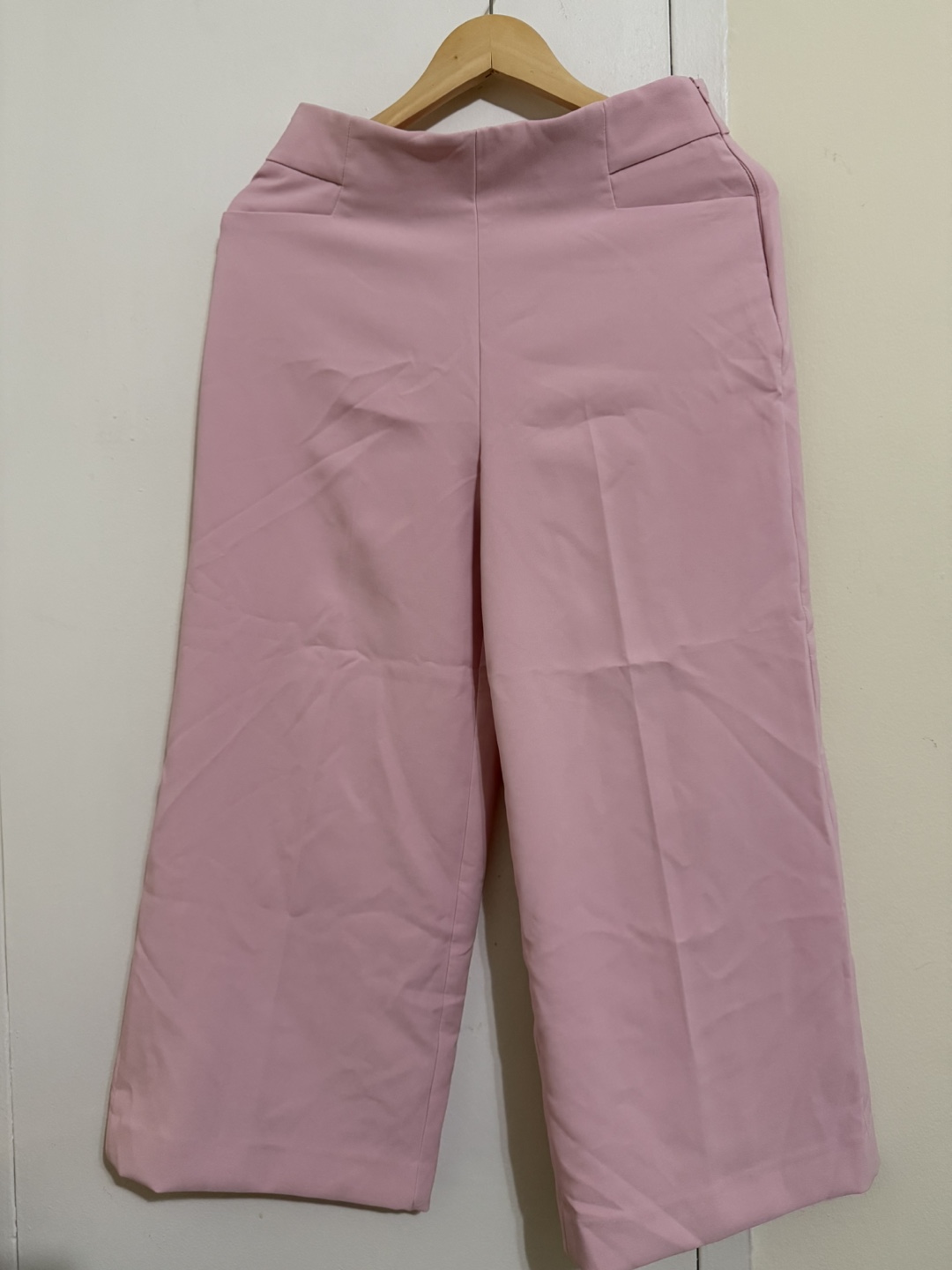 Suzy Sheir Pink Wide Leg Pants