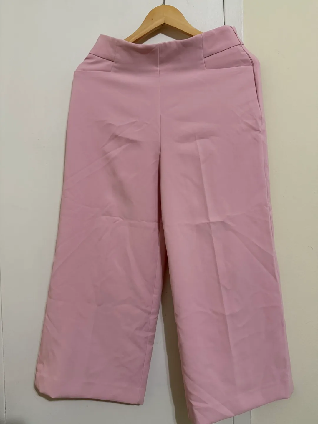 Suzy Sheir Pink Wide Leg Pants thumbnail