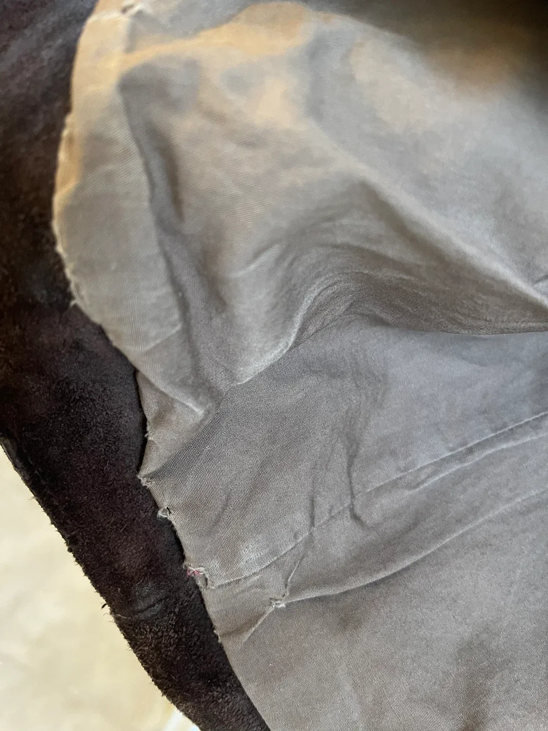 Men’s Brown “Vintage” Banana Republic Suede Button Up Jacket image indicator(9)