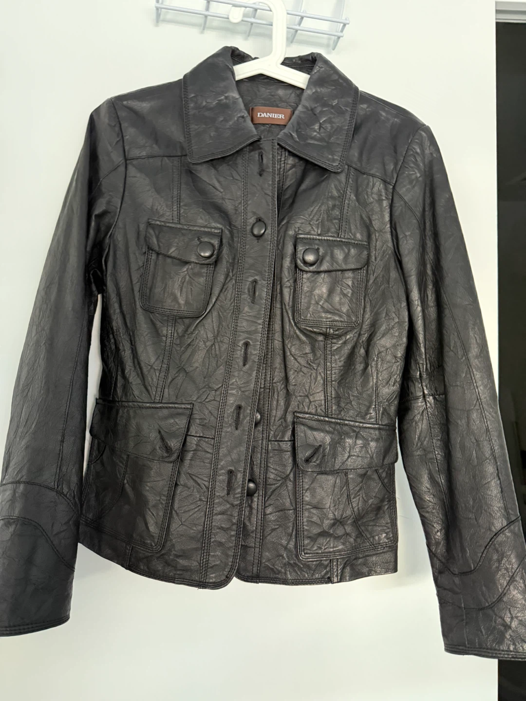 Danier Black Leather Jacket