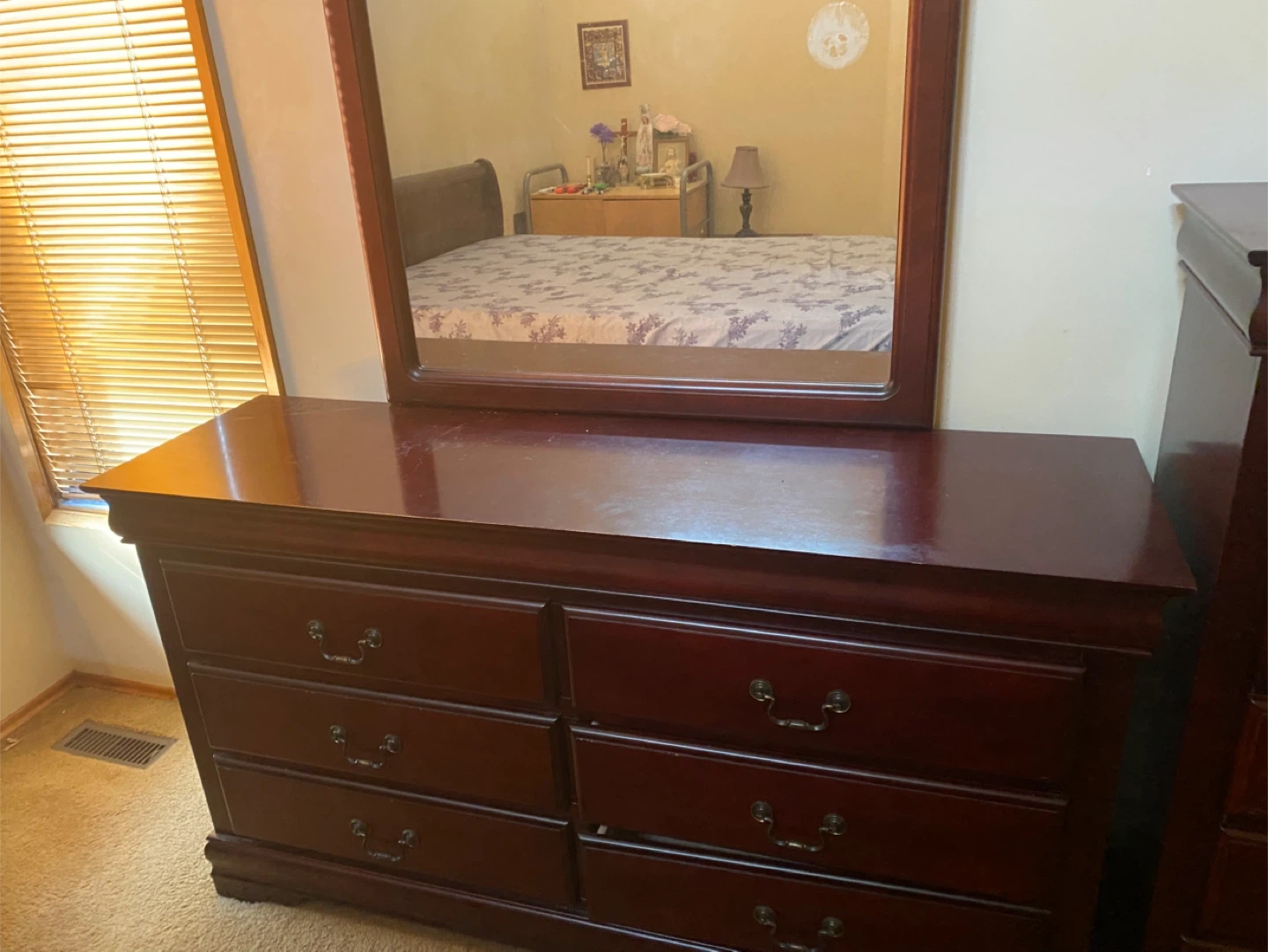 Bedroom Set: Dresser, Chest, Bed Frame - photo 3