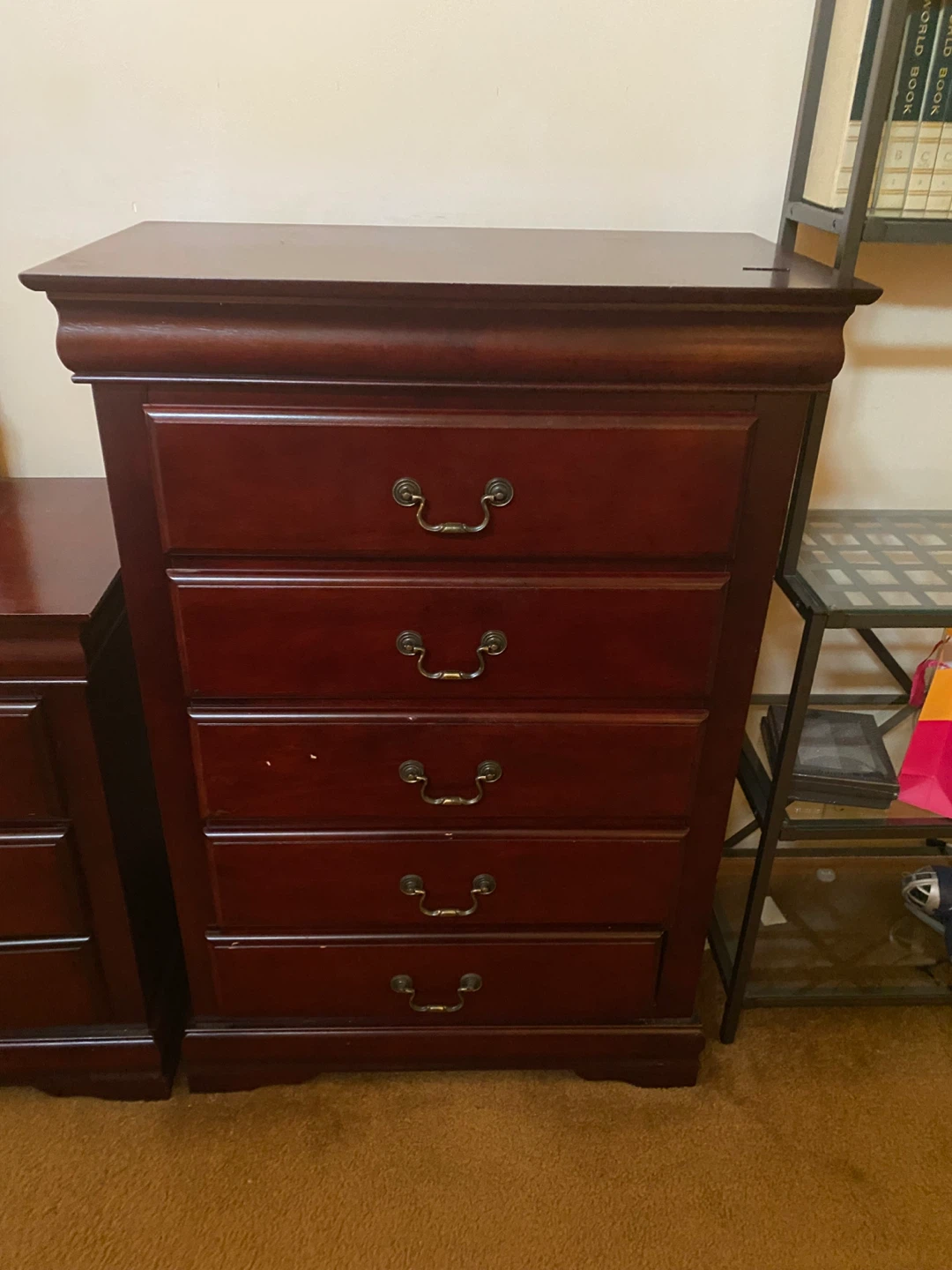 Bedroom Set: Dresser, Chest, Bed Frame - photo 4