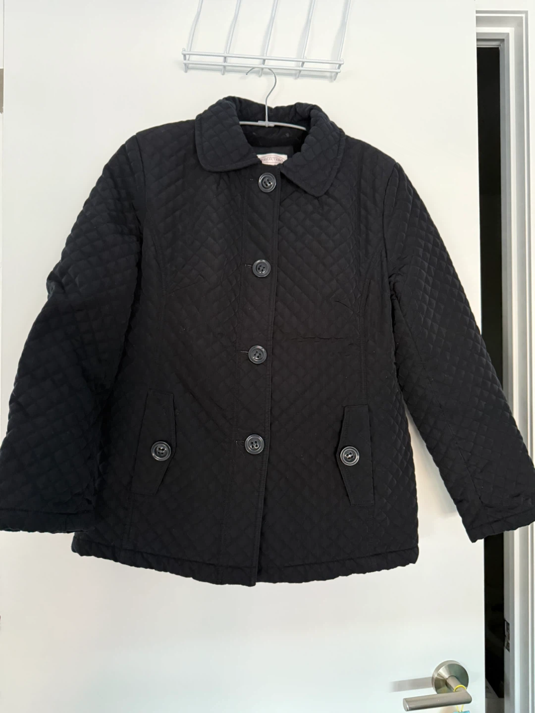 Reflections Black Quilted Jacket