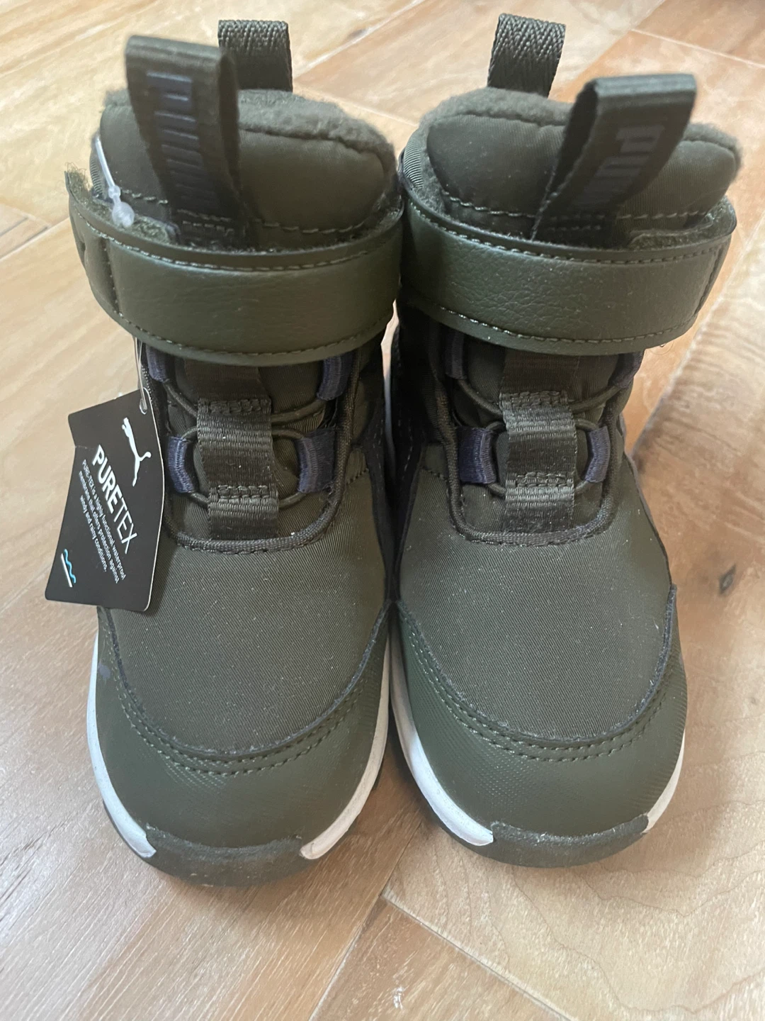 Puma Kids' Snow Boots - Olive Green - photo 2