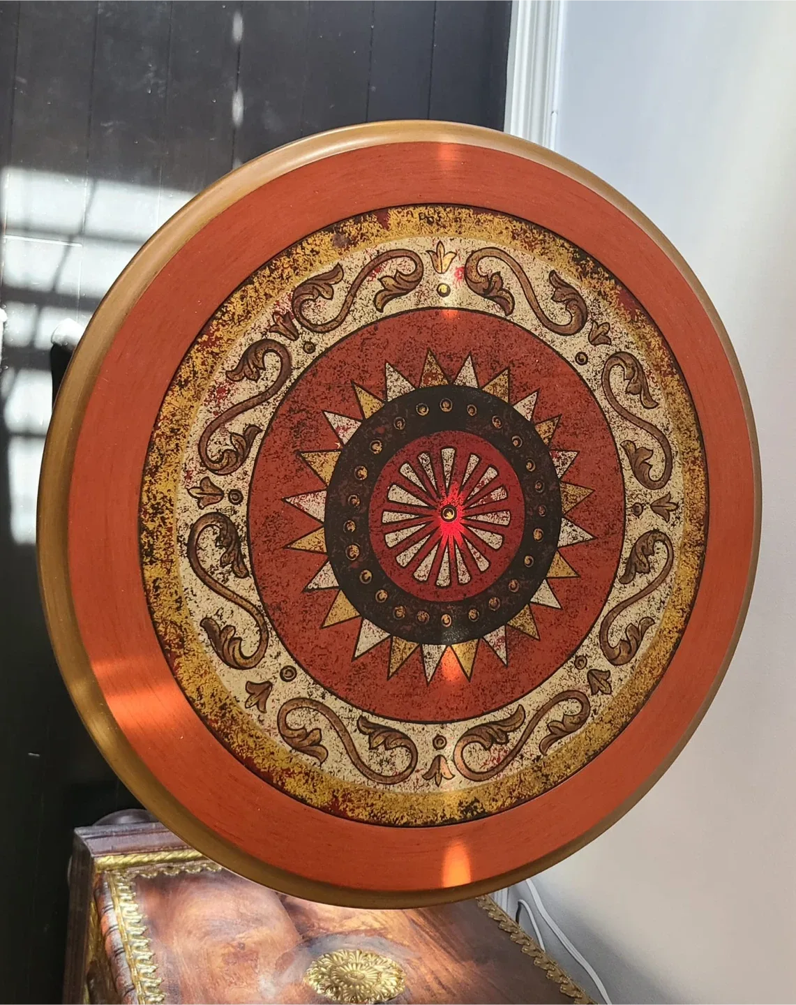 Vintage Decorative Round Side Table thumbnail