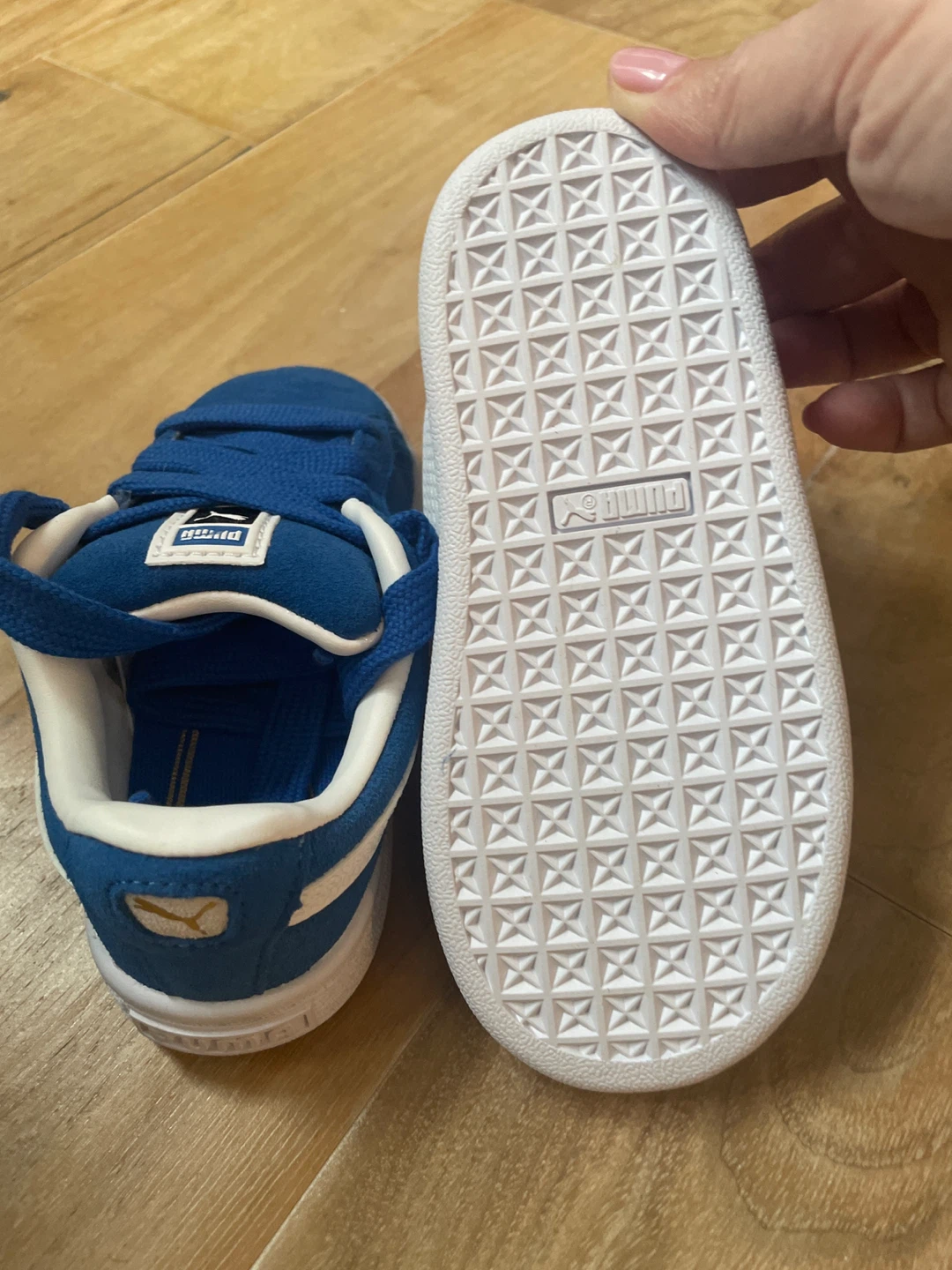 Puma Suede Size 8C Toddler Shoes - Blue - photo 3