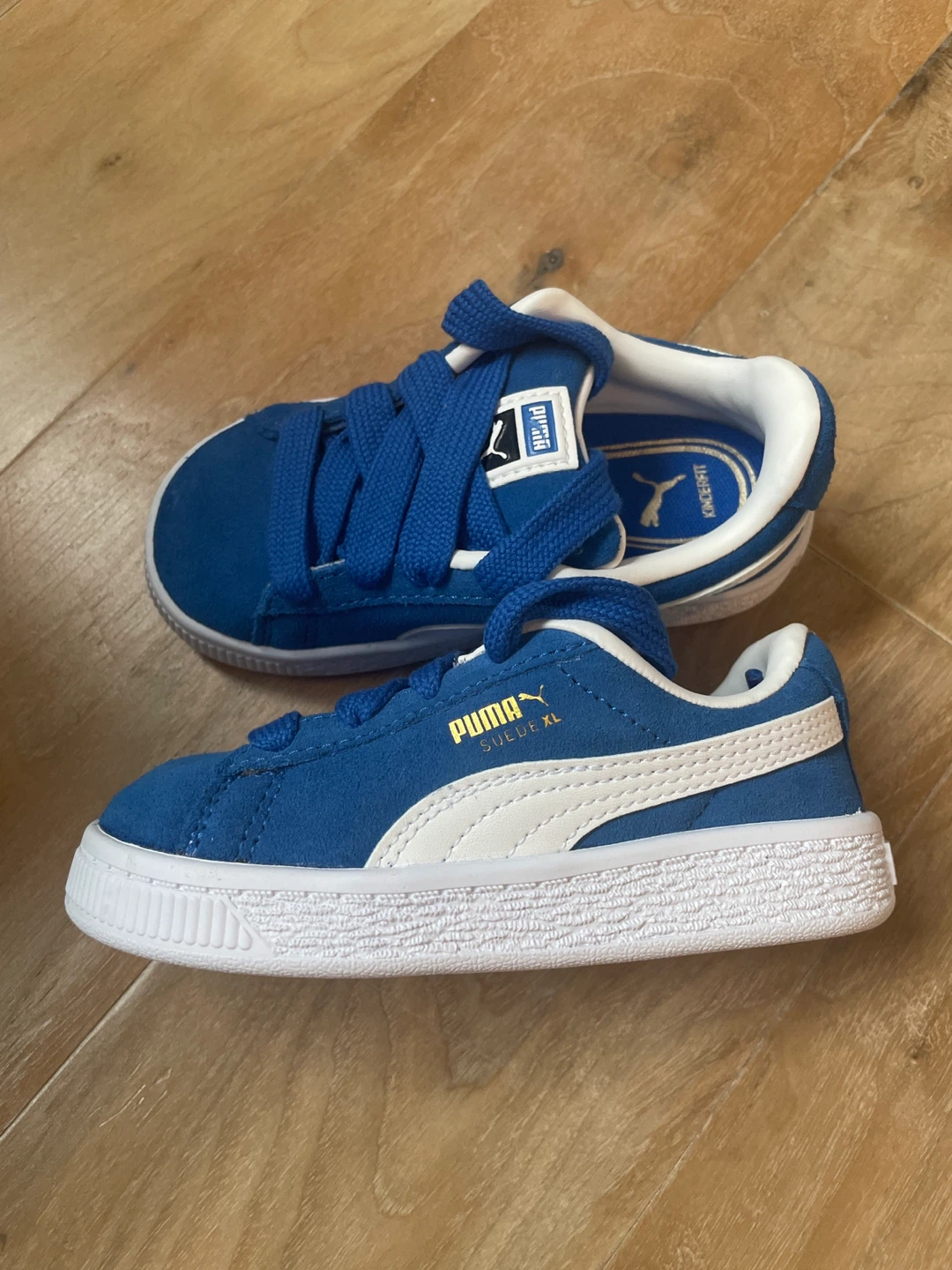 Puma Suede Size 8C Toddler Shoes - Blue