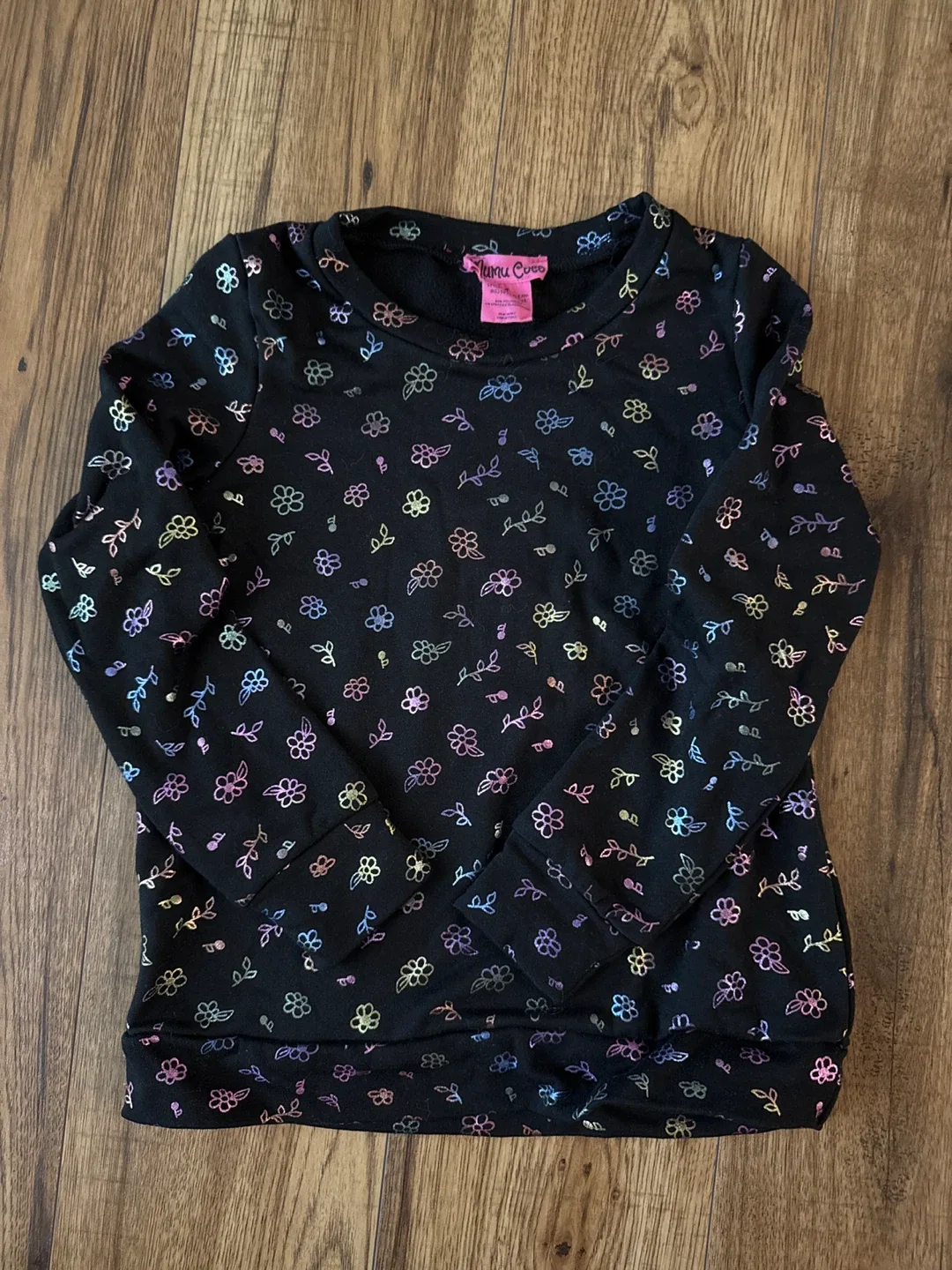 Kids - Fleece Lined sweatshirt - Size 7  (background black) thumbnail