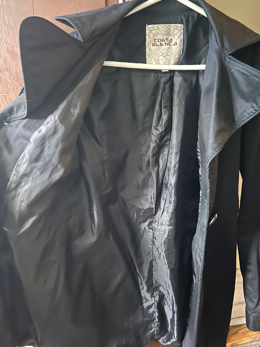 Costa Blanca Black Coat - Size 6 - photo 4