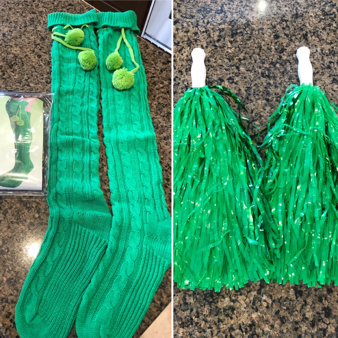 Green Spirit Halloween Costume Dress Up Pieces