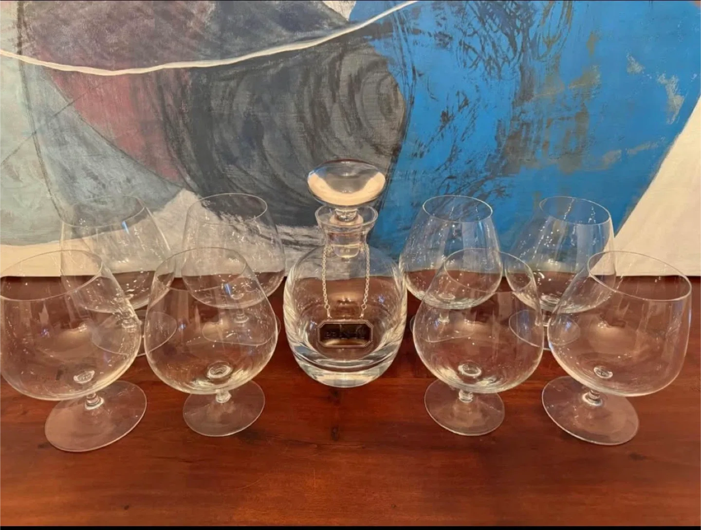 Brandy Decanter with 6 Glasses thumbnail