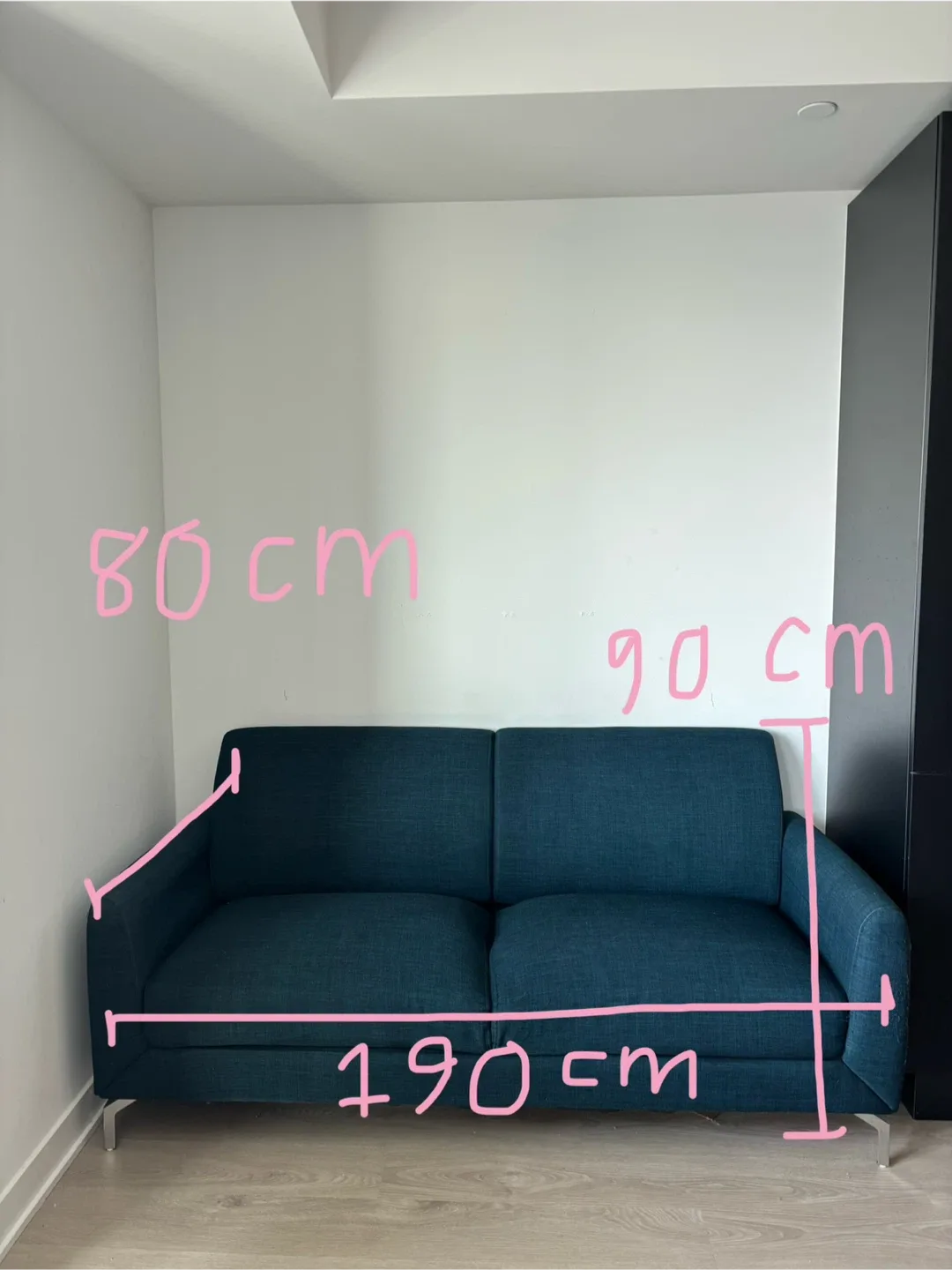 Blue 2-Seater Sofa image indicator(3)