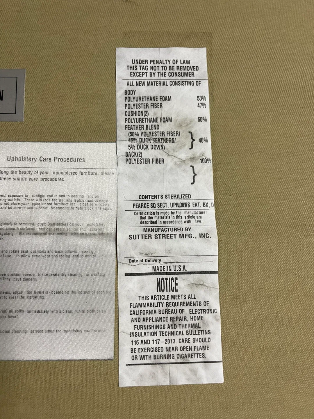 Pottery Barn Gray Sectional Sofa image indicator(7)