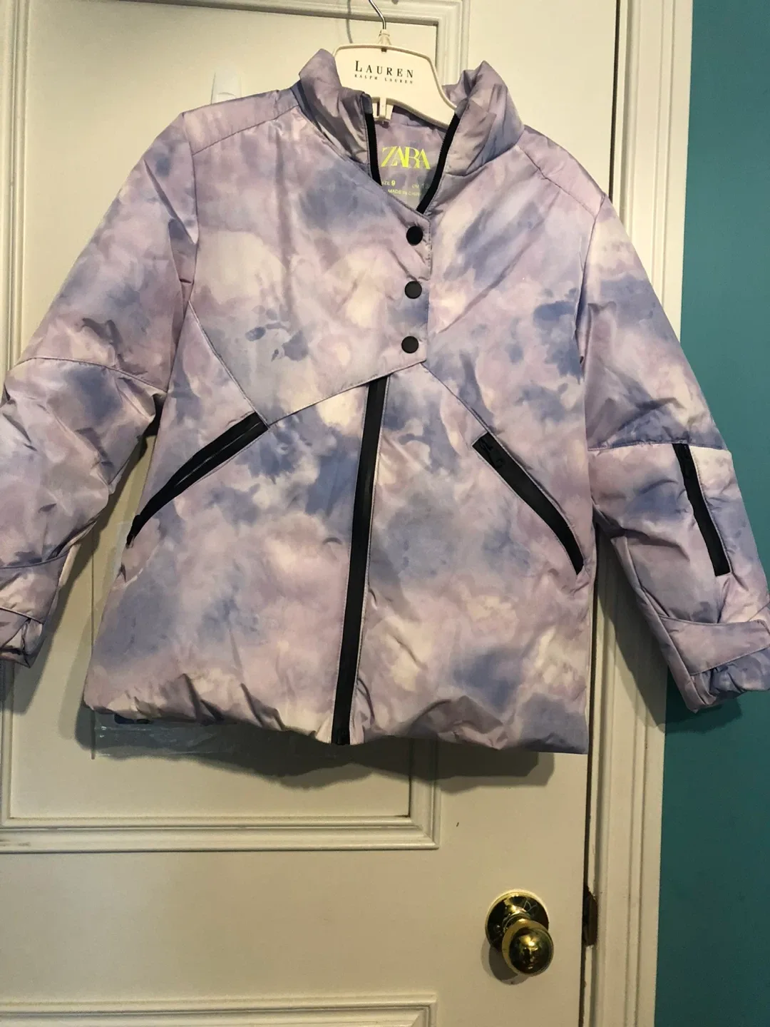 Zara Girls' Puffer Jacket - Size 9 thumbnail