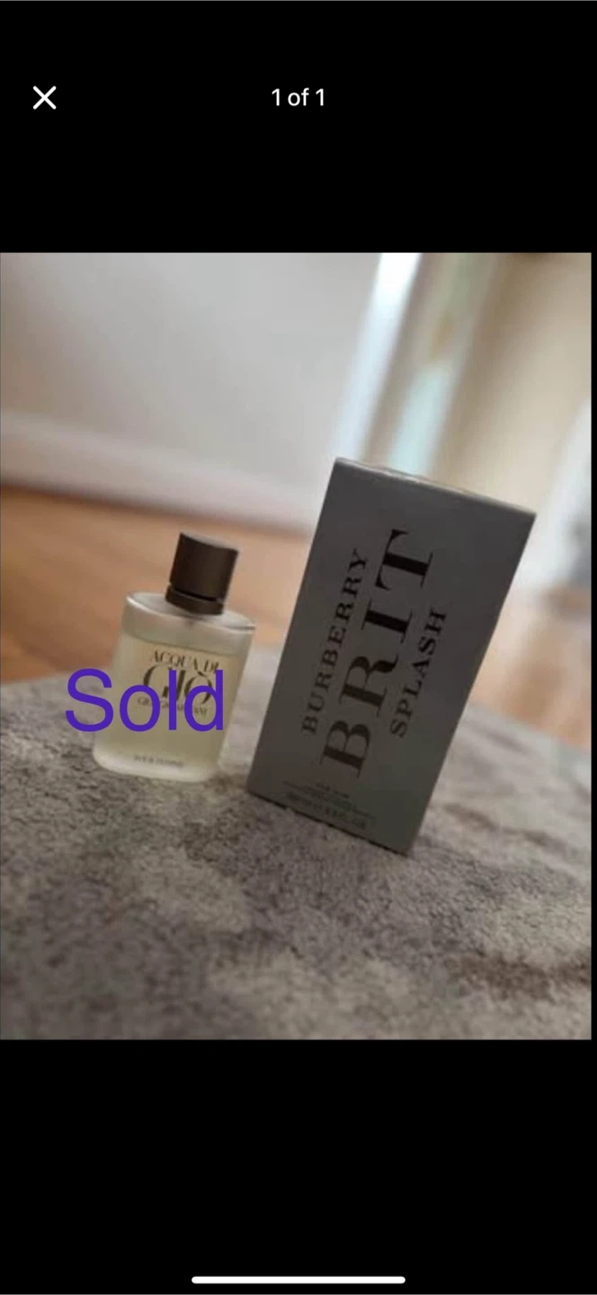 Burberry Brit Splash Cologne with Box men