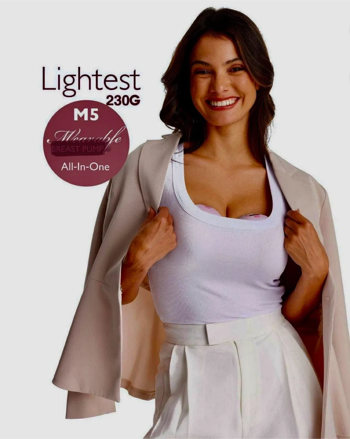 Momcozy M5 Hands-free Double Breast Pumps - New image indicator(3)