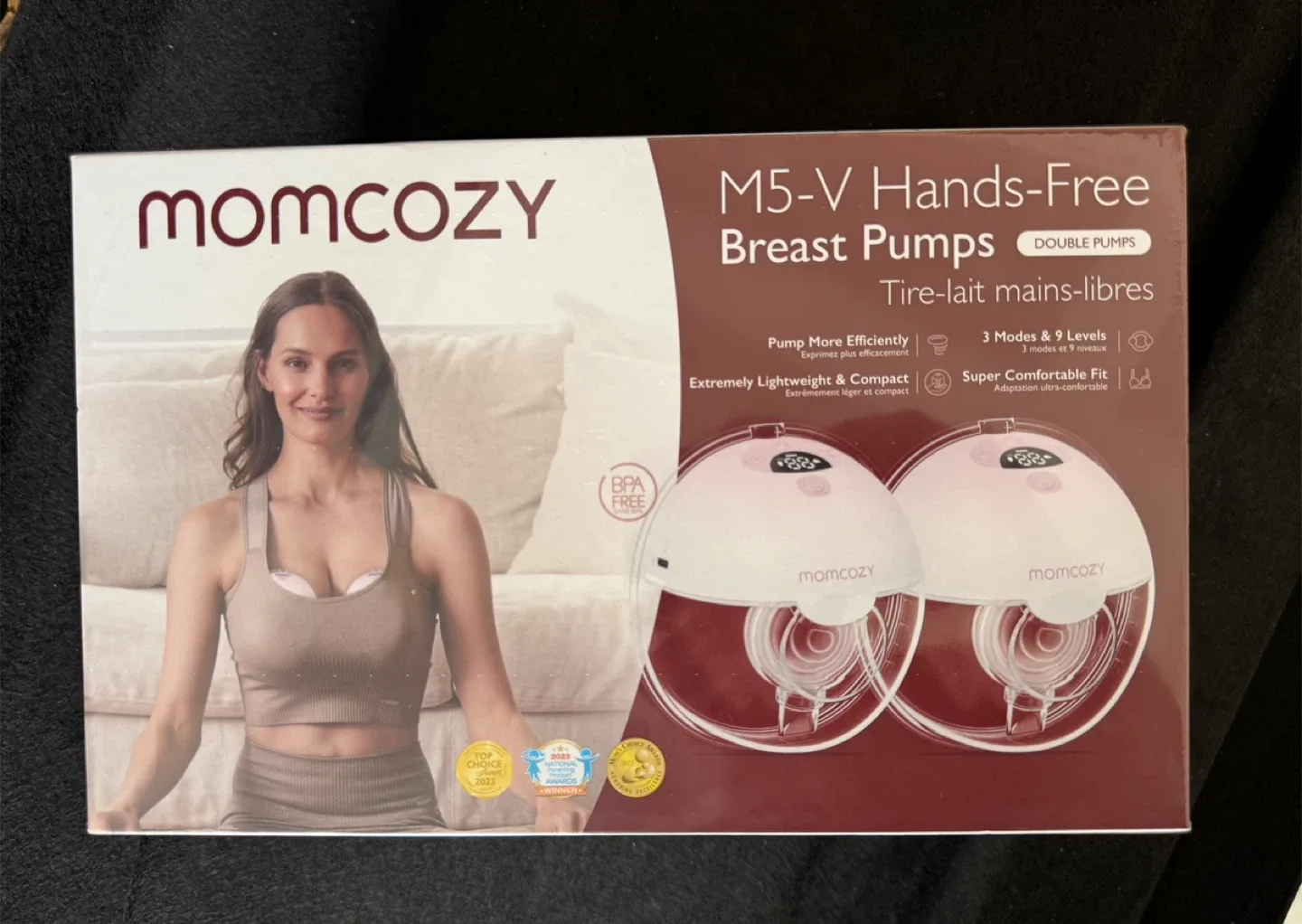 Momcozy M5 Hands-free Double Breast Pumps - New image indicator(7)