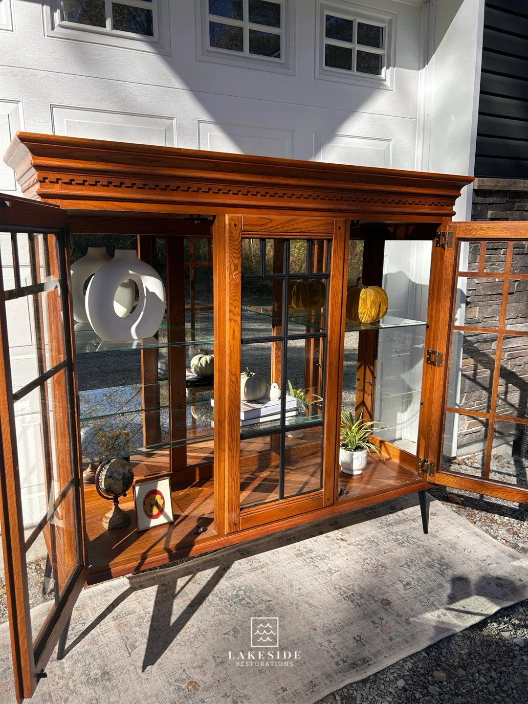 Wooden Display Cabinet - photo 3