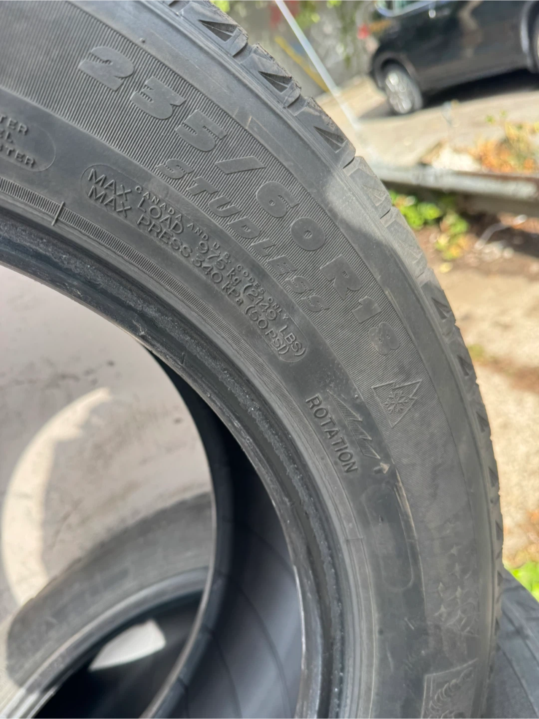 Set of 4 Winter Tires - 235/60R18 - photo 3