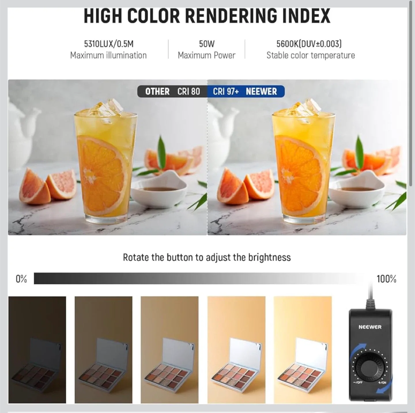 NEEWER 50cm Folding Soft Photo Studio Light Box image indicator(4)