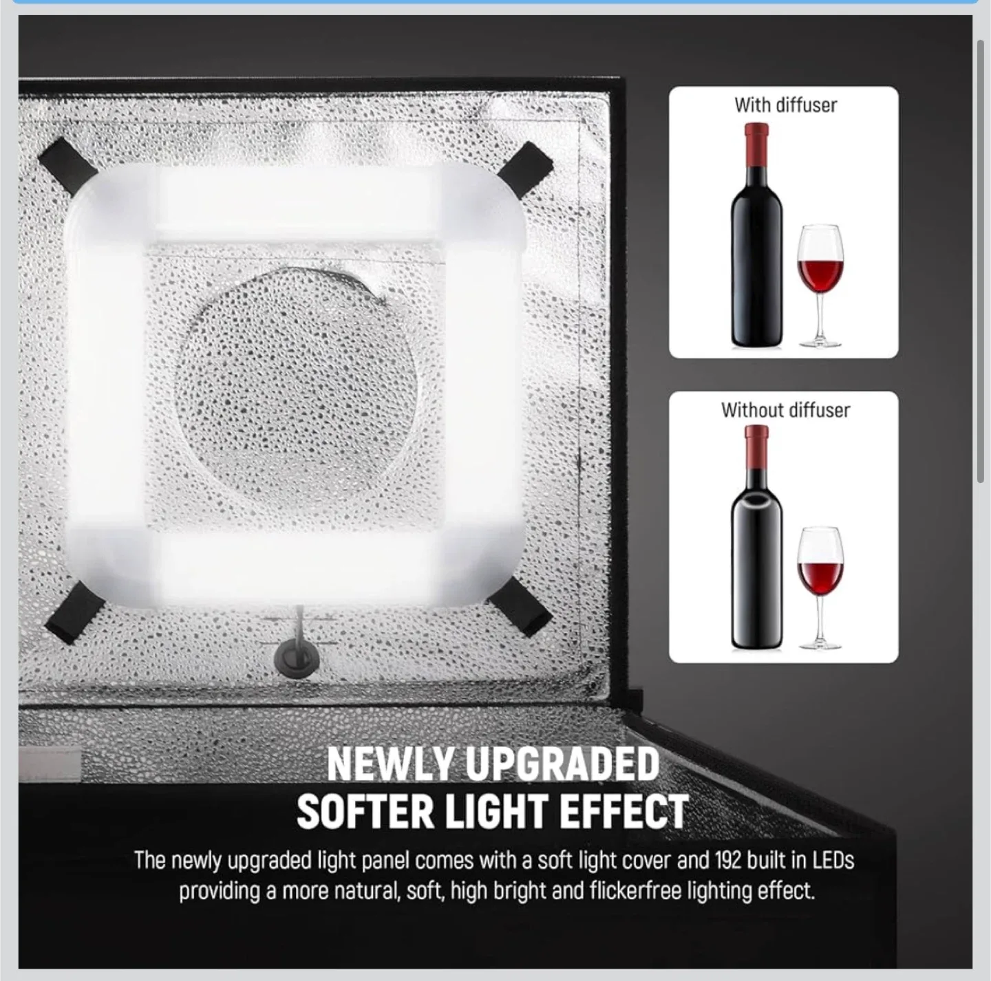 NEEWER 50cm Folding Soft Photo Studio Light Box image indicator(3)