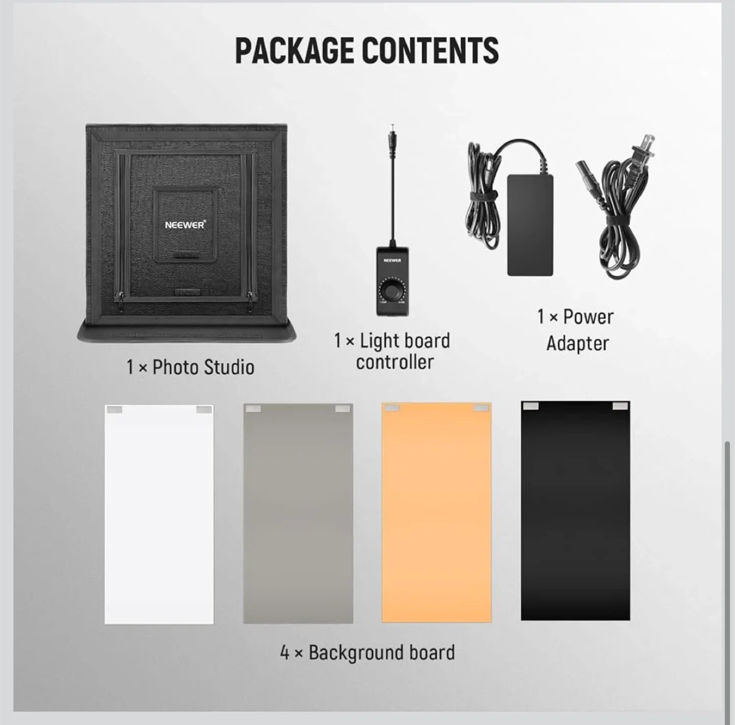 NEEWER 50cm Folding Soft Photo Studio Light Box image indicator(10)