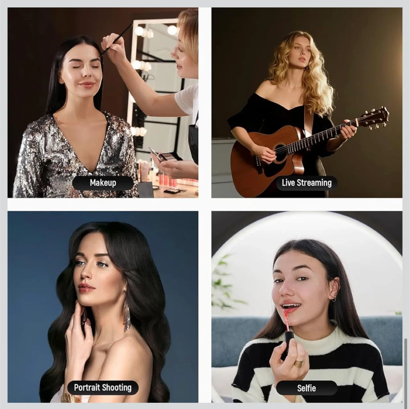 NEEWER RP19H 19" Ring Light with Tripod Stand image indicator(7)